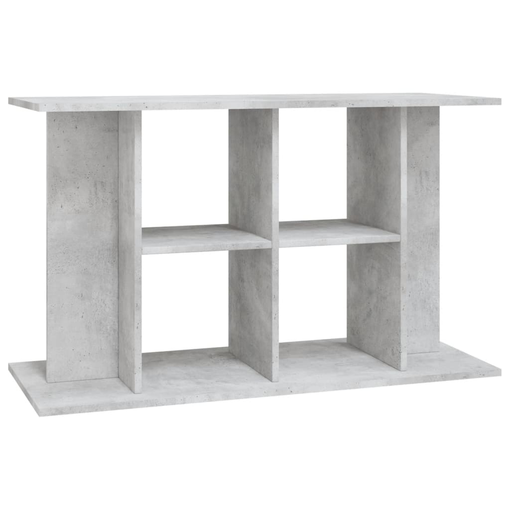 betonszürke akváriumállvány 100 x 40 x 60 cm rétegelt fából