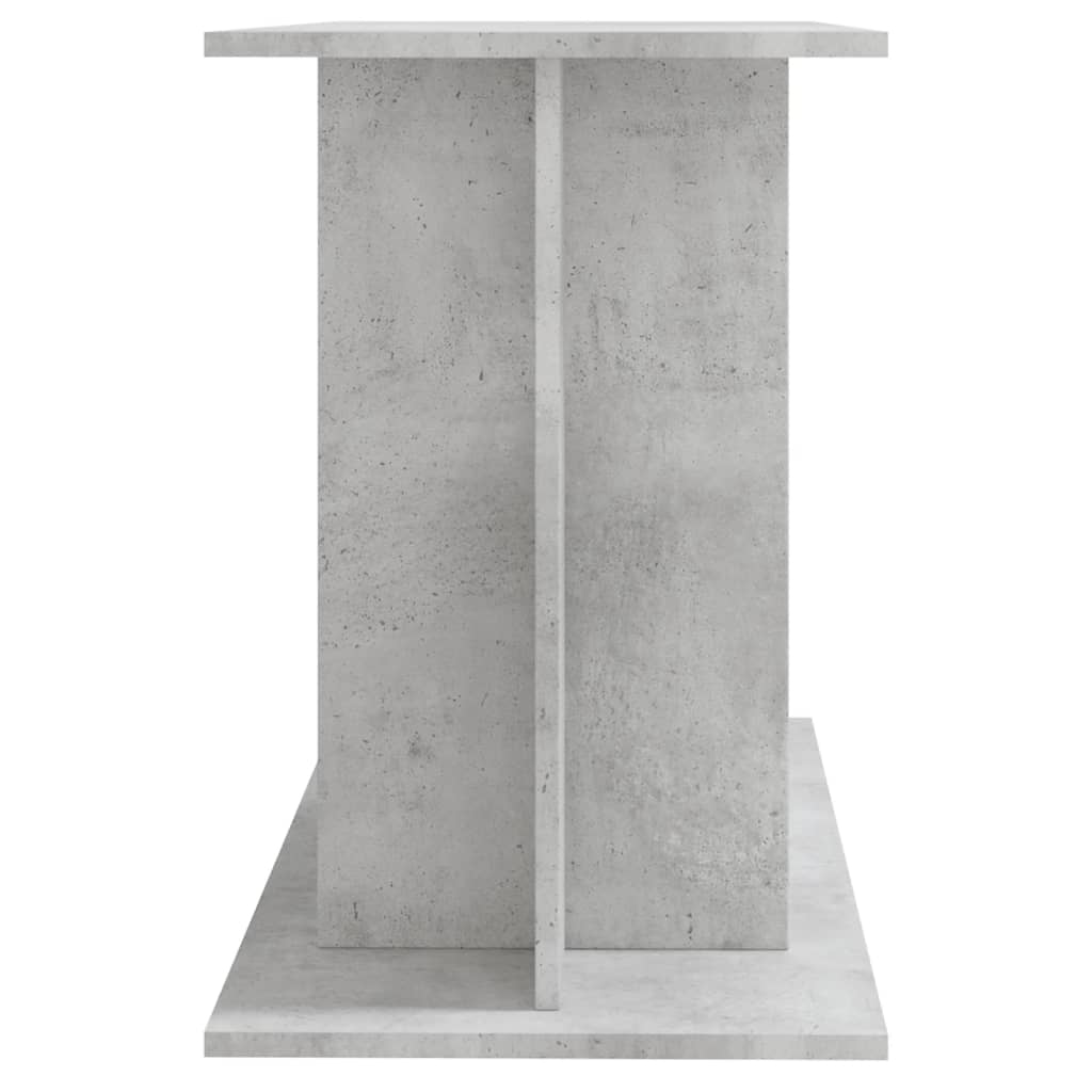 betonszürke akváriumállvány 100 x 40 x 60 cm rétegelt fából