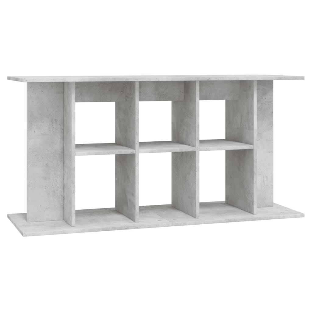 szürke beton akváriumállvány 120 x 40 x 60 cm rétegelt fából