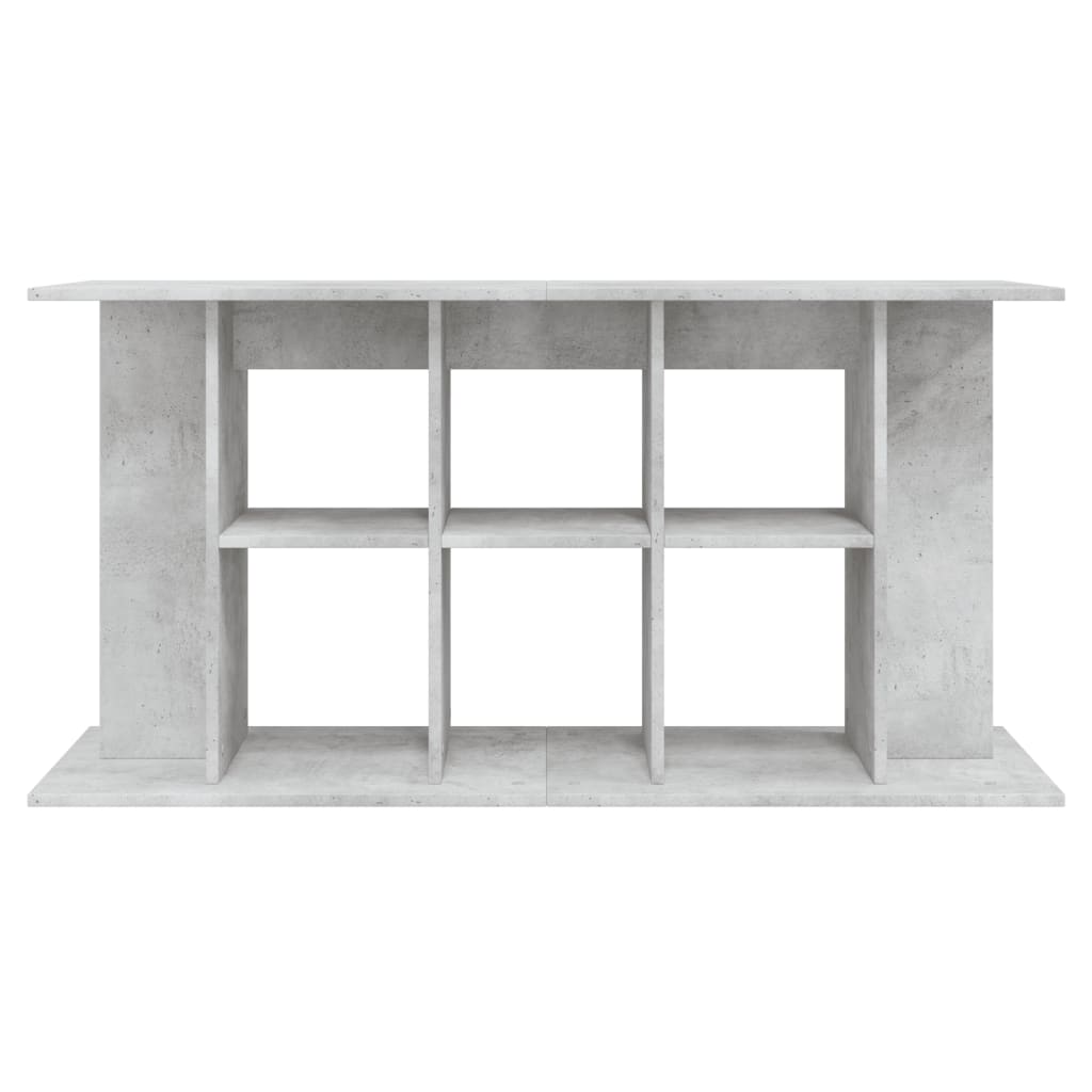 szürke beton akváriumállvány 120 x 40 x 60 cm rétegelt fából