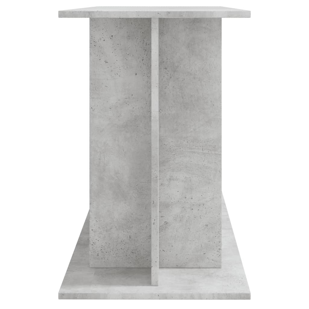 szürke beton akváriumállvány 120 x 40 x 60 cm rétegelt fából