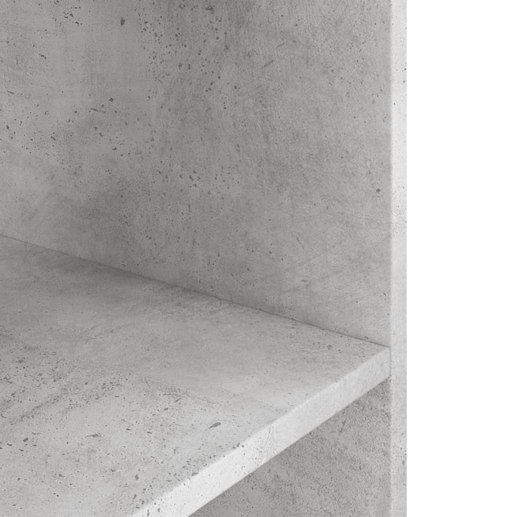 szürke beton akváriumállvány 120 x 40 x 60 cm rétegelt fából