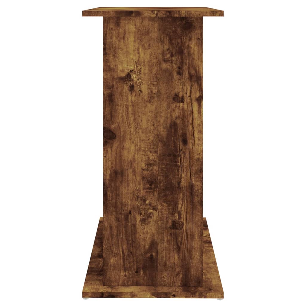 sonoma tölgyszínű szerelt fa akváriumtartó állvány 81x36x73 cm
