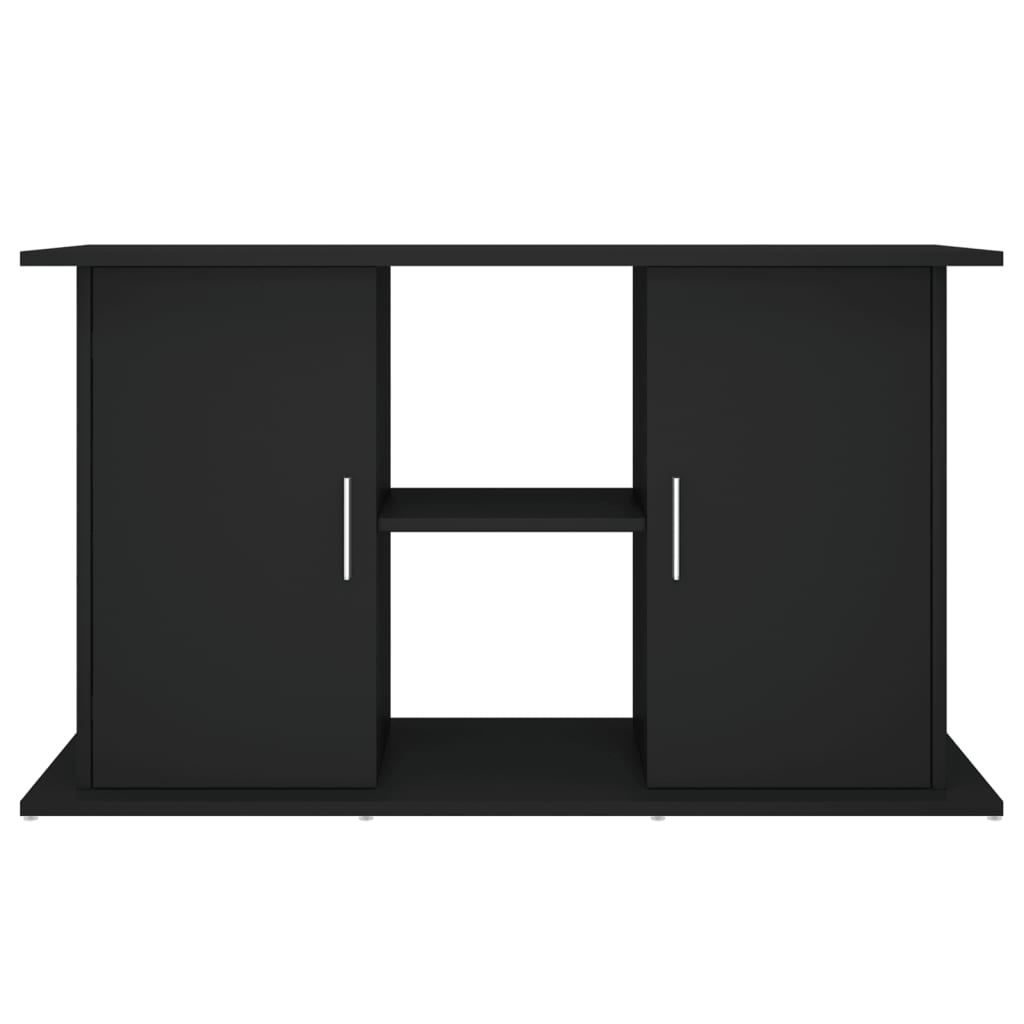 fekete szerelt fa akváriumi állvány 101x41x58 cm