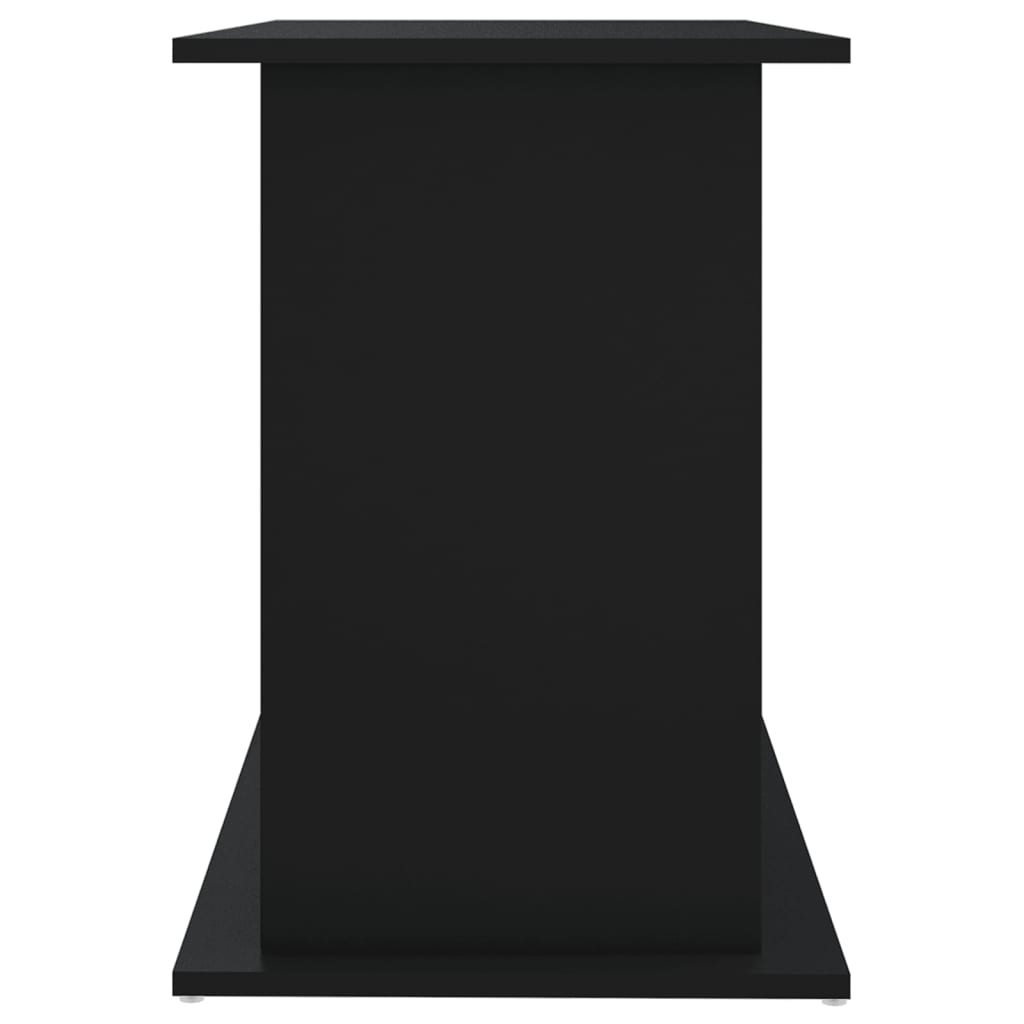 fekete szerelt fa akváriumi állvány 101x41x58 cm
