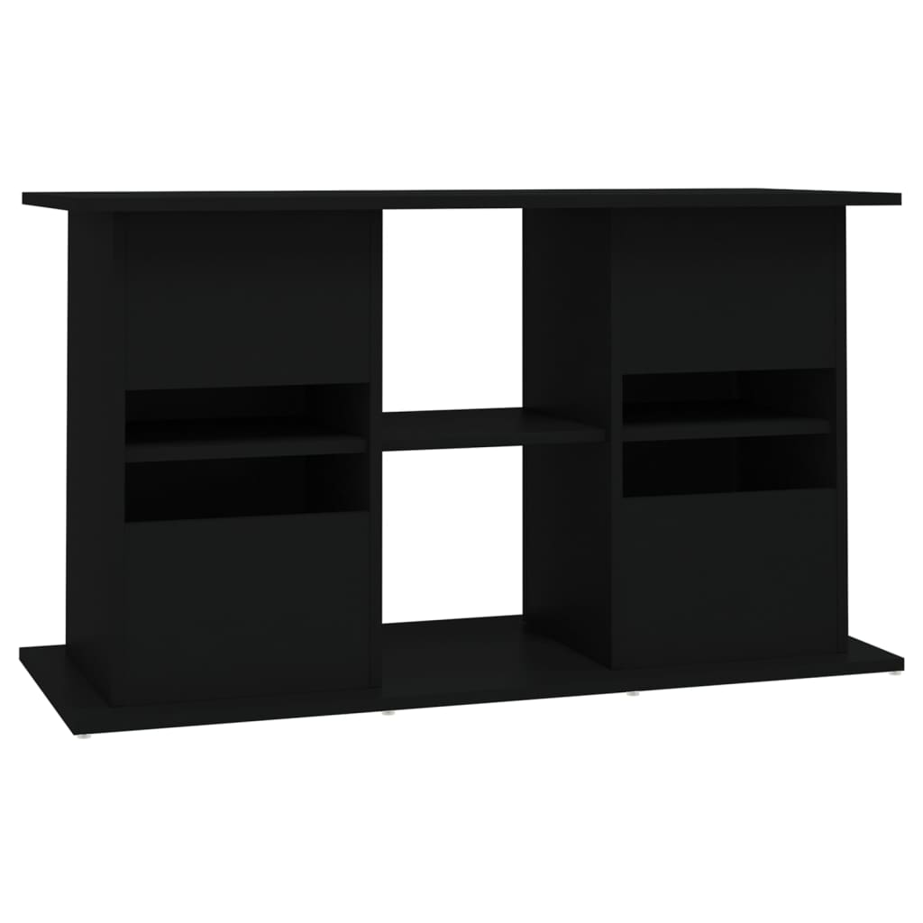 fekete szerelt fa akváriumi állvány 101x41x58 cm