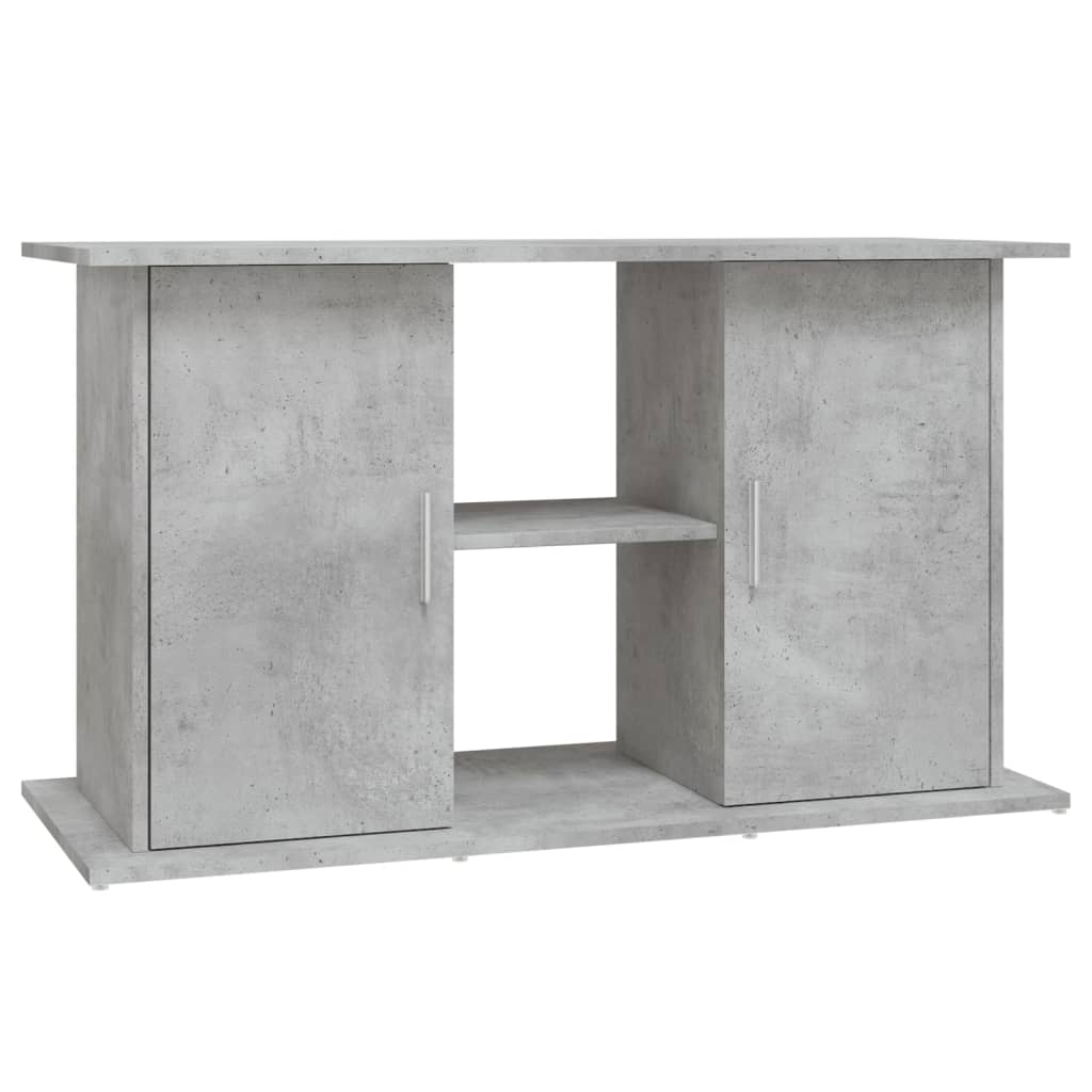 betonszürke akváriumállvány 101 x 41 x 58 cm rétegelt fából