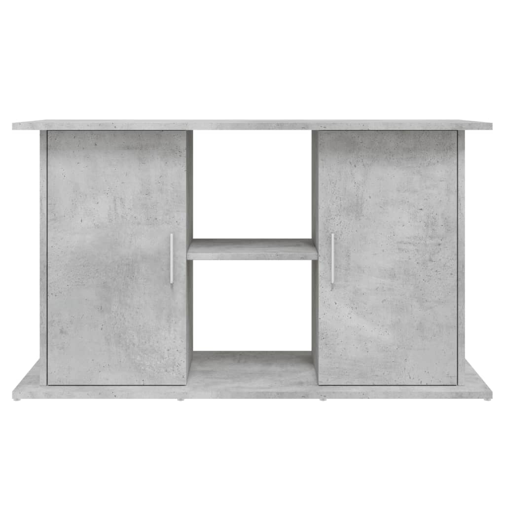 betonszürke akváriumállvány 101 x 41 x 58 cm rétegelt fából