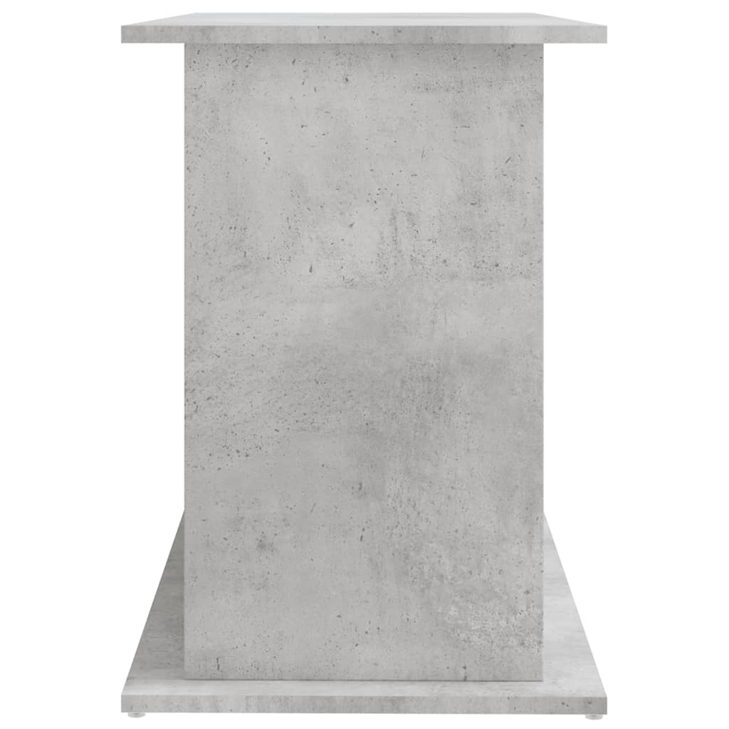 betonszürke akváriumállvány 101 x 41 x 58 cm rétegelt fából