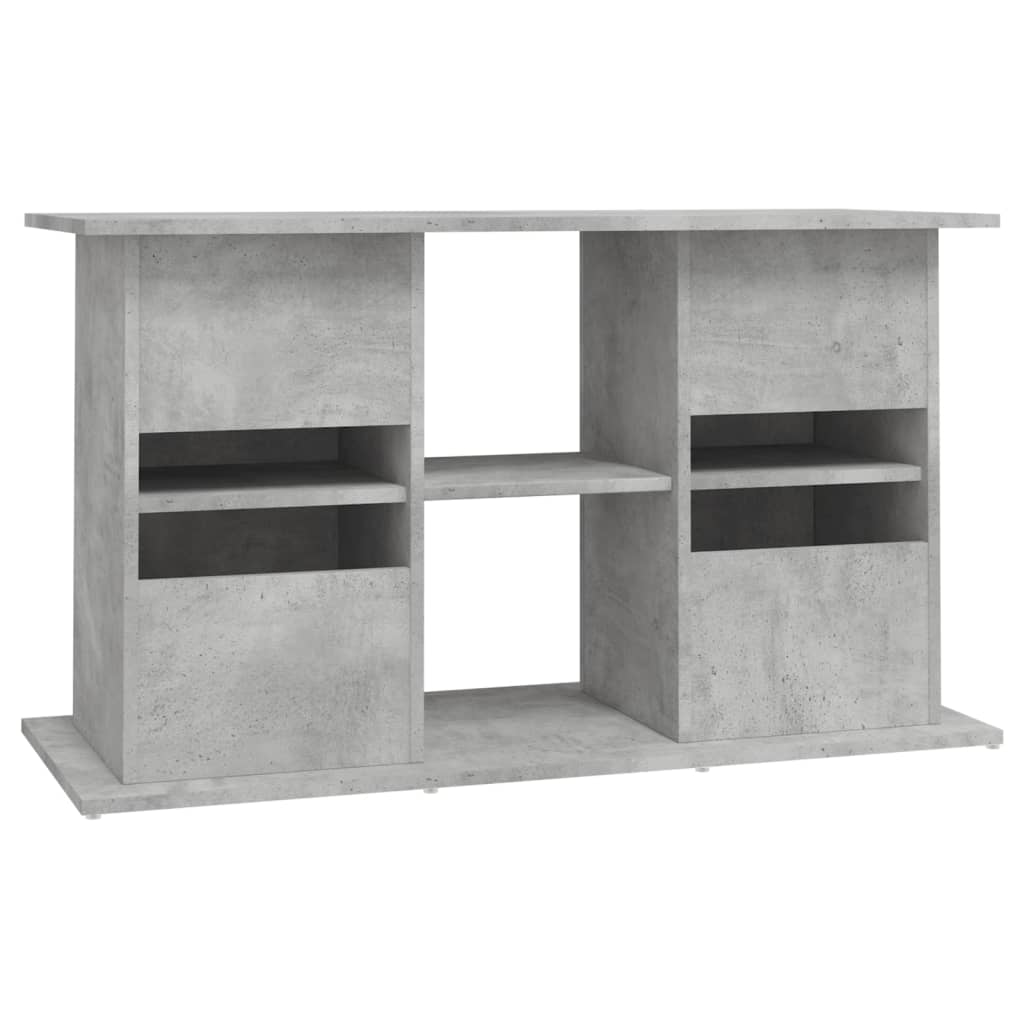 betonszürke akváriumállvány 101 x 41 x 58 cm rétegelt fából