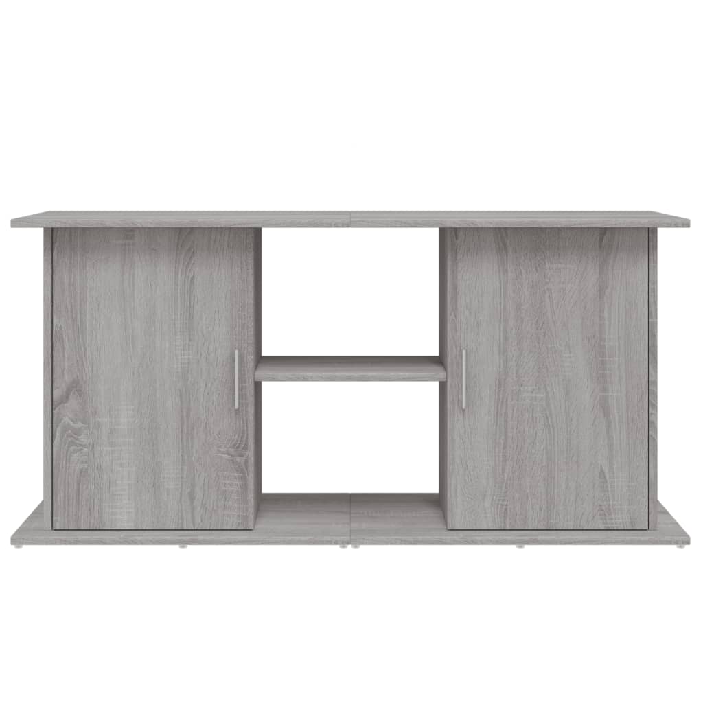 szürke sonoma szerelt fa akváriumi állvány 121x41x58 cm