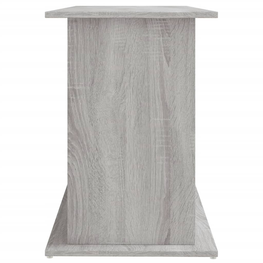 szürke sonoma szerelt fa akváriumi állvány 121x41x58 cm