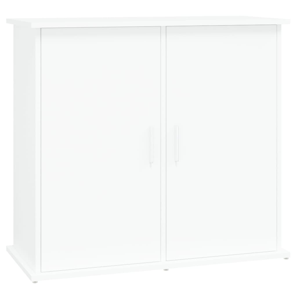 fehér szerelt fa akváriumi állvány 81x36x73 cm