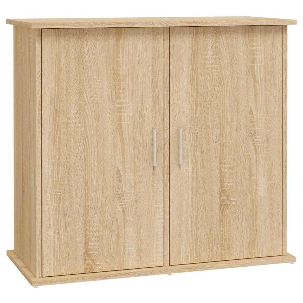 Sonoma tölgyfa akváriumállvány 81 x 36 x 73 cm rétegelt fából