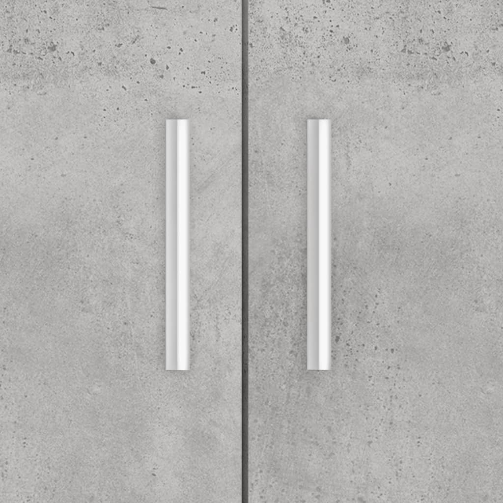 betonszürke akváriumállvány 81 x 36 x 73 cm rétegelt fából