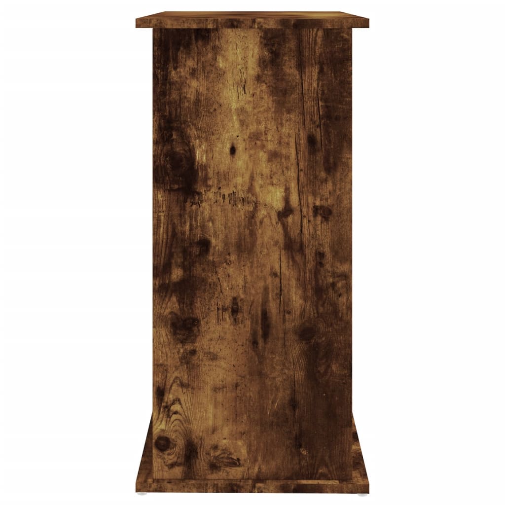 sonoma tölgyszínű szerelt fa akváriumtartó állvány 81x36x73 cm