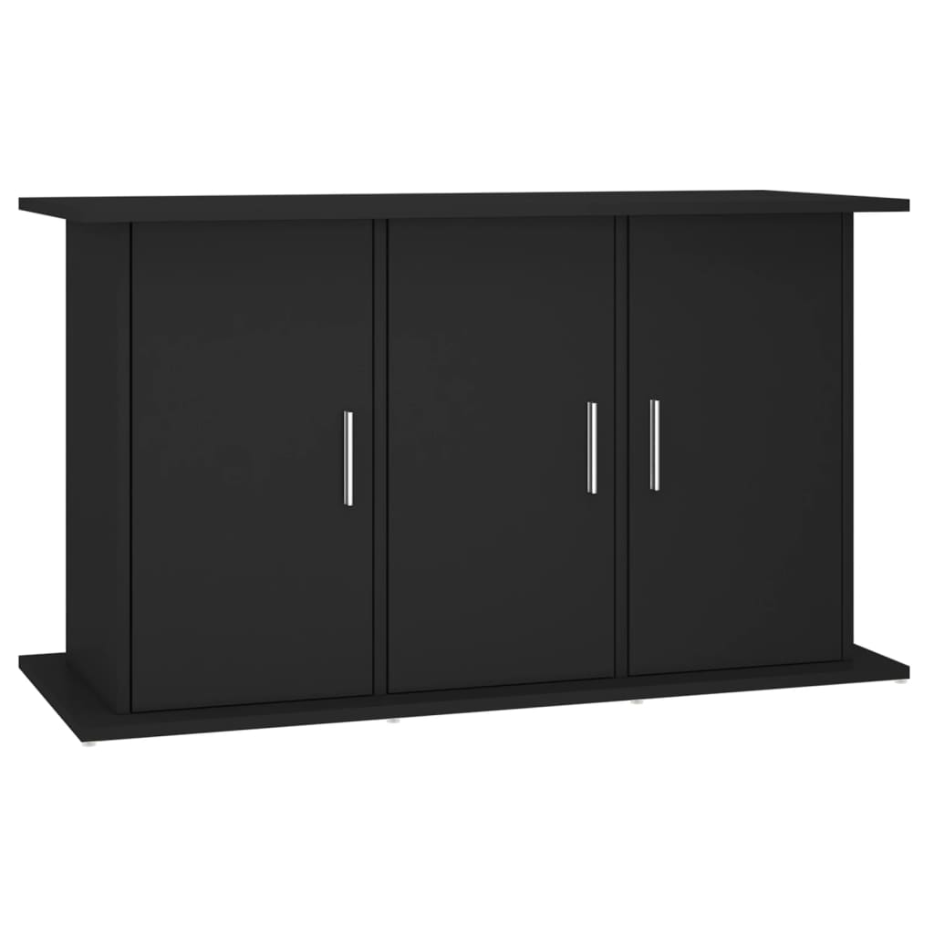 fekete szerelt fa akváriumi állvány 101x41x58 cm