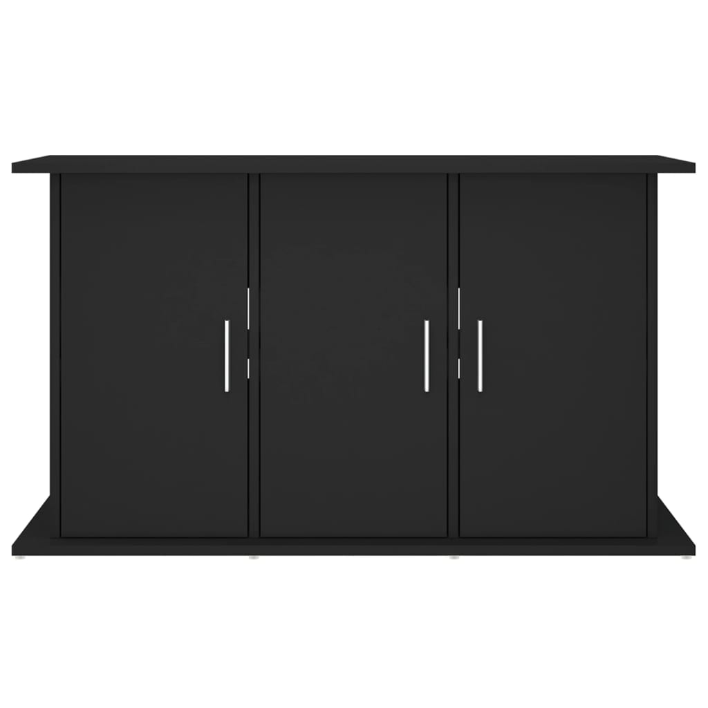 fekete szerelt fa akváriumi állvány 101x41x58 cm