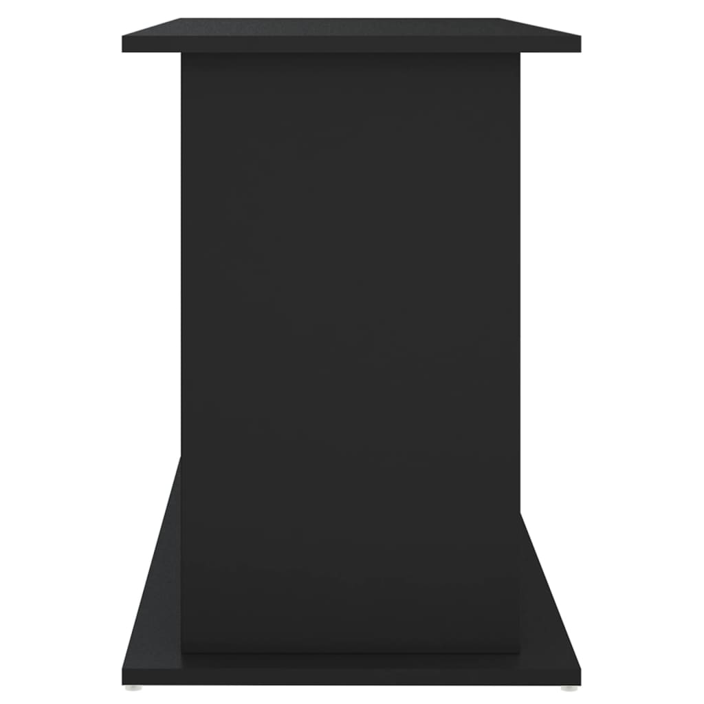 fekete szerelt fa akváriumi állvány 101x41x58 cm