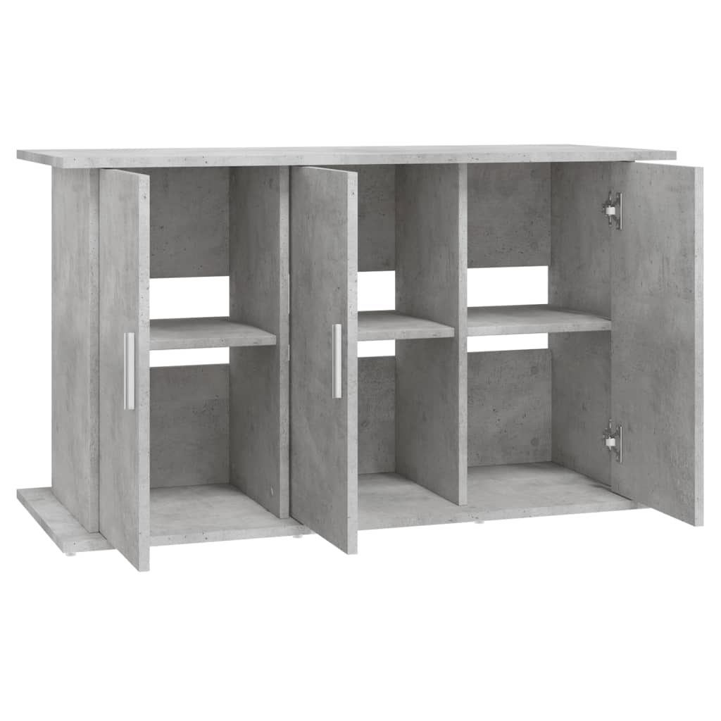 betonszürke akváriumállvány 101 x 41 x 58 cm rétegelt fából