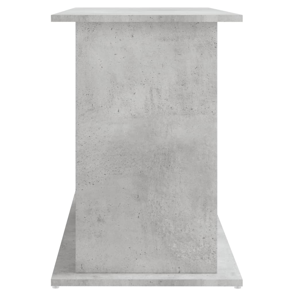 betonszürke akváriumállvány 101 x 41 x 58 cm rétegelt fából