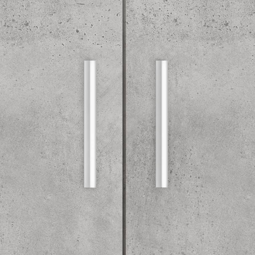 betonszürke akváriumállvány 101 x 41 x 58 cm rétegelt fából