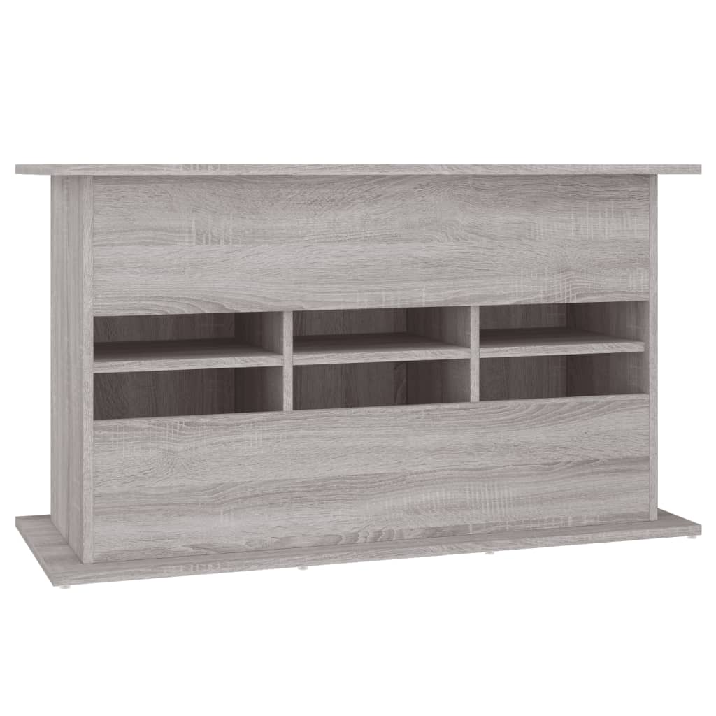 szürke sonoma szerelt fa akváriumi állvány 101x41x58 cm