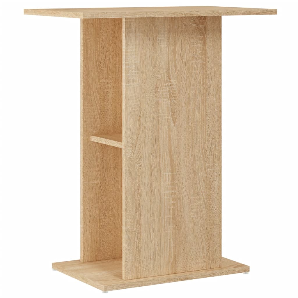 Sonoma tölgyfa akváriumállvány 60,5 x 36 x 72,5 cm rétegelt fából