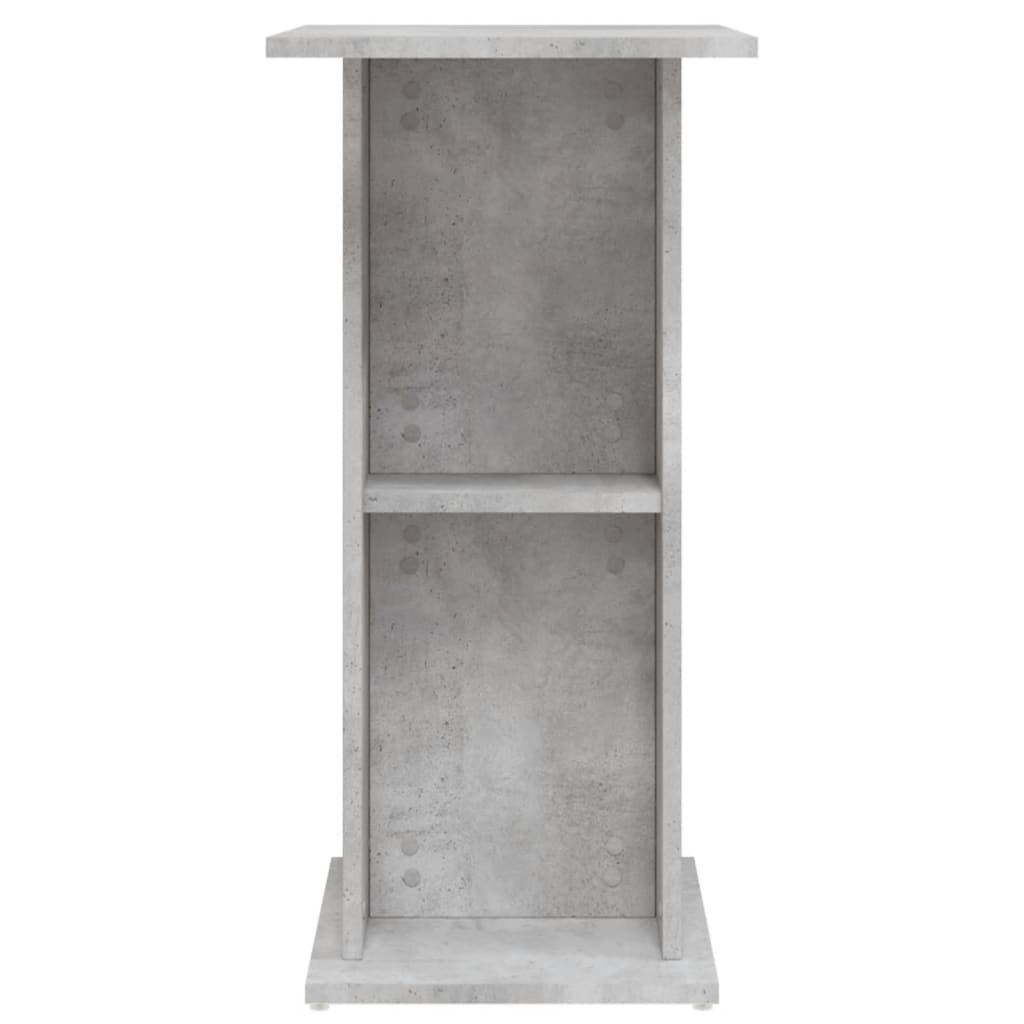 betonszürke akváriumállvány 60,5 x 36 x 72,5 cm rétegelt fából