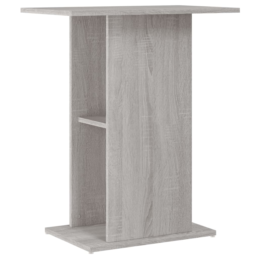 szürke sonoma szerelt fa akváriumi állvány 60,5x36x72,5 cm