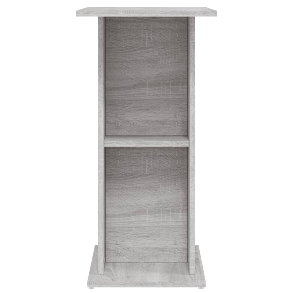 szürke sonoma szerelt fa akváriumi állvány 60,5x36x72,5 cm
