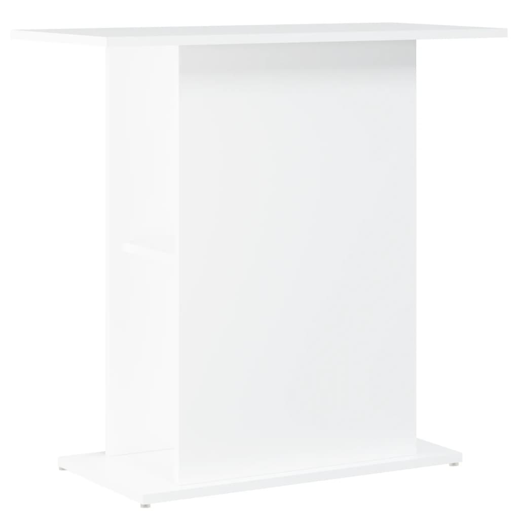 fehér akváriumállvány 75 x 36 x 72,5 cm rétegelt fából
