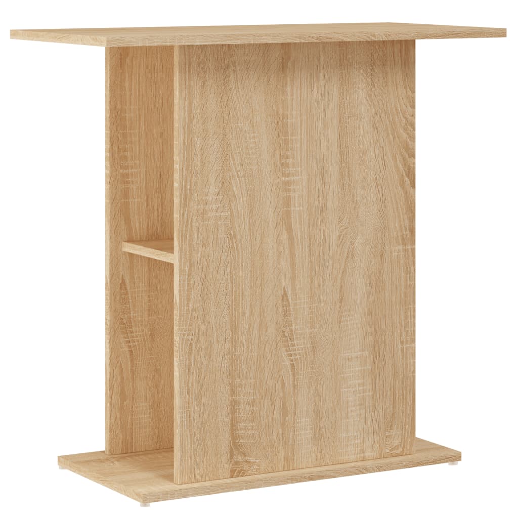 sonoma tölgyfa akváriumállvány 75 x 36 x 72,5 cm rétegelt fából