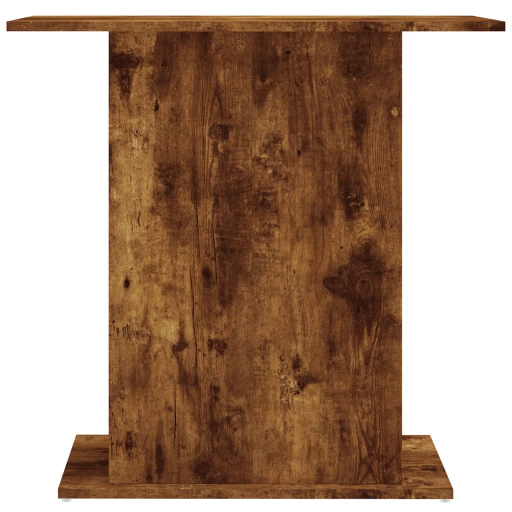 füstös tölgy szerelt fa akváriumtartó állvány 75x36x72,5 cm