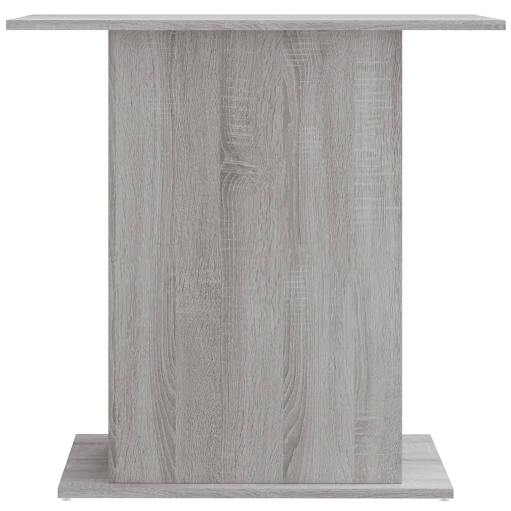 szürke sonoma szerelt fa akváriumi állvány 75x36x72,5 cm