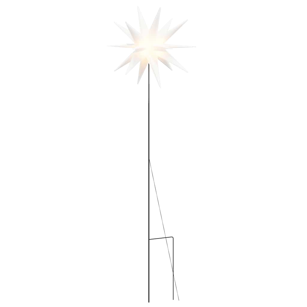 összecsukható tüskés fehér karácsonyi lámpa LED-del 57 cm