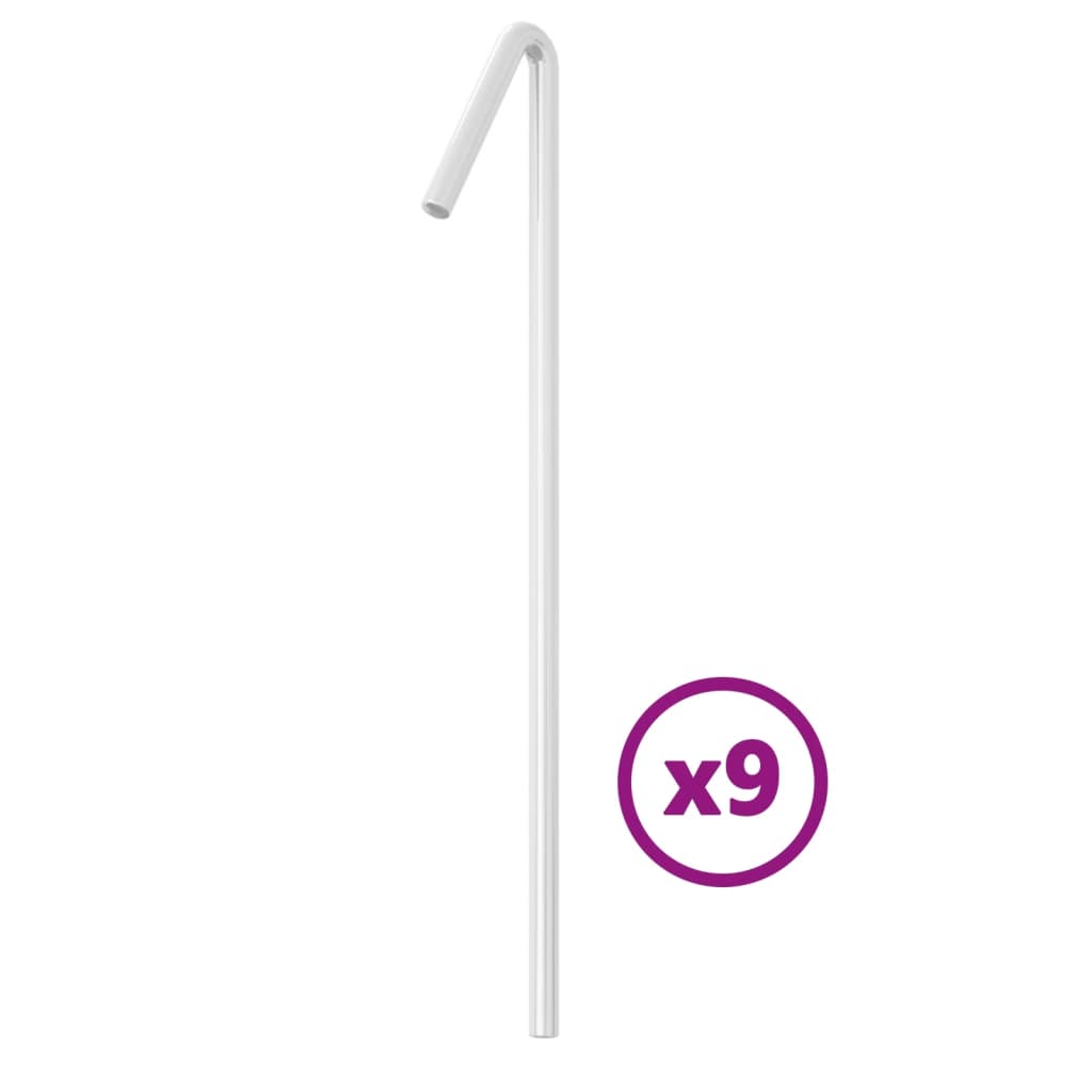 hideg fehér 320 LED-es karácsonyfafüzér 375 cm