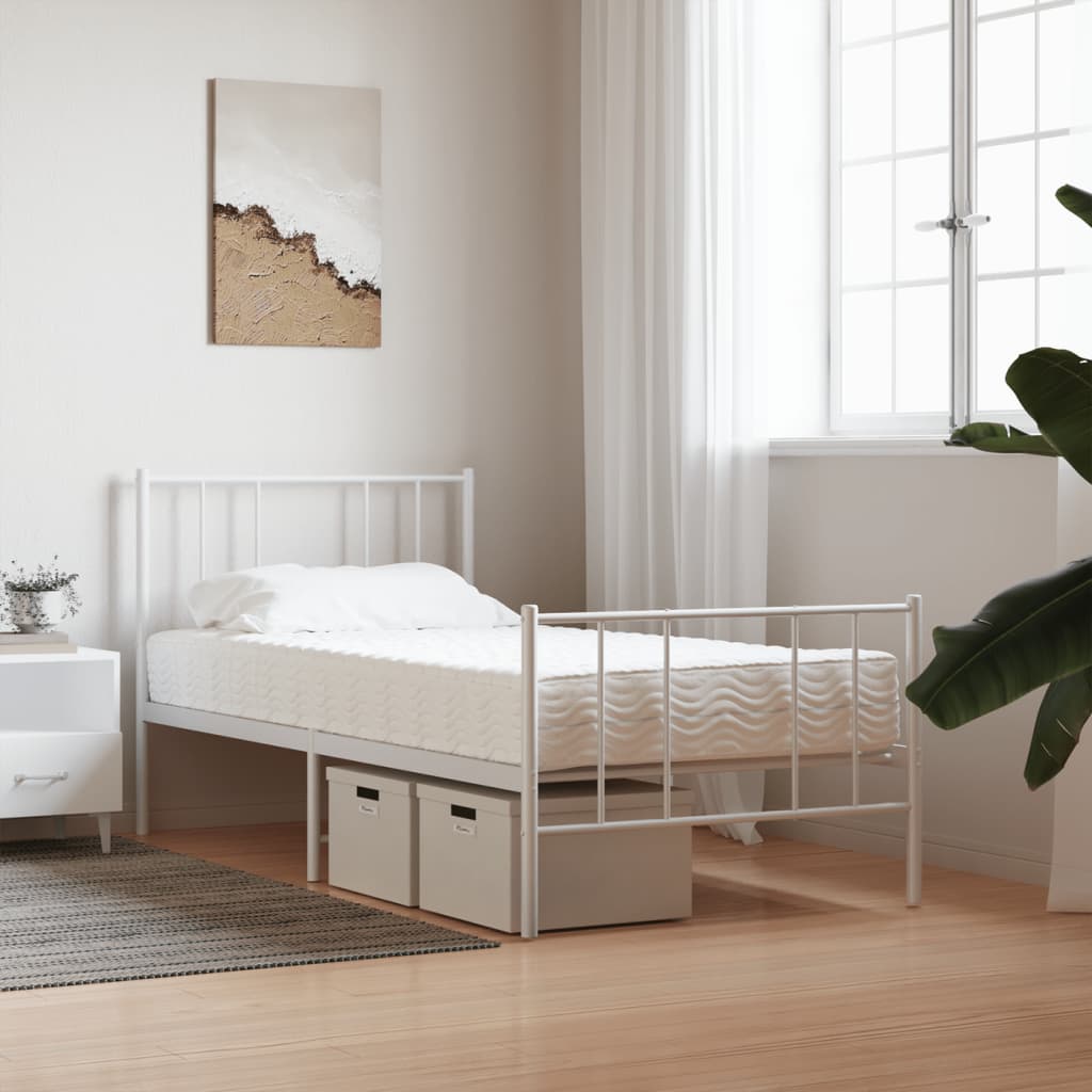 fehér H2/H3 keménységű habmatrac 90 x 190 cm