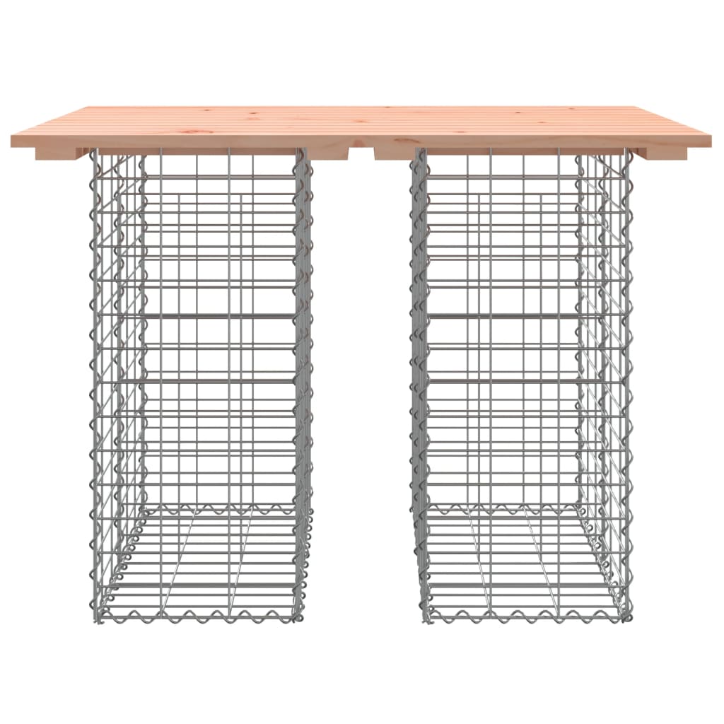 tömör duglászfenyő gabion kerti pad 100x70x72 cm