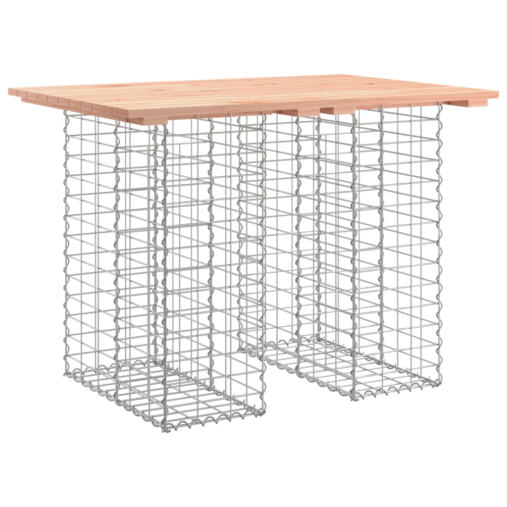 tömör duglászfenyő gabion kerti pad 100x70x72 cm