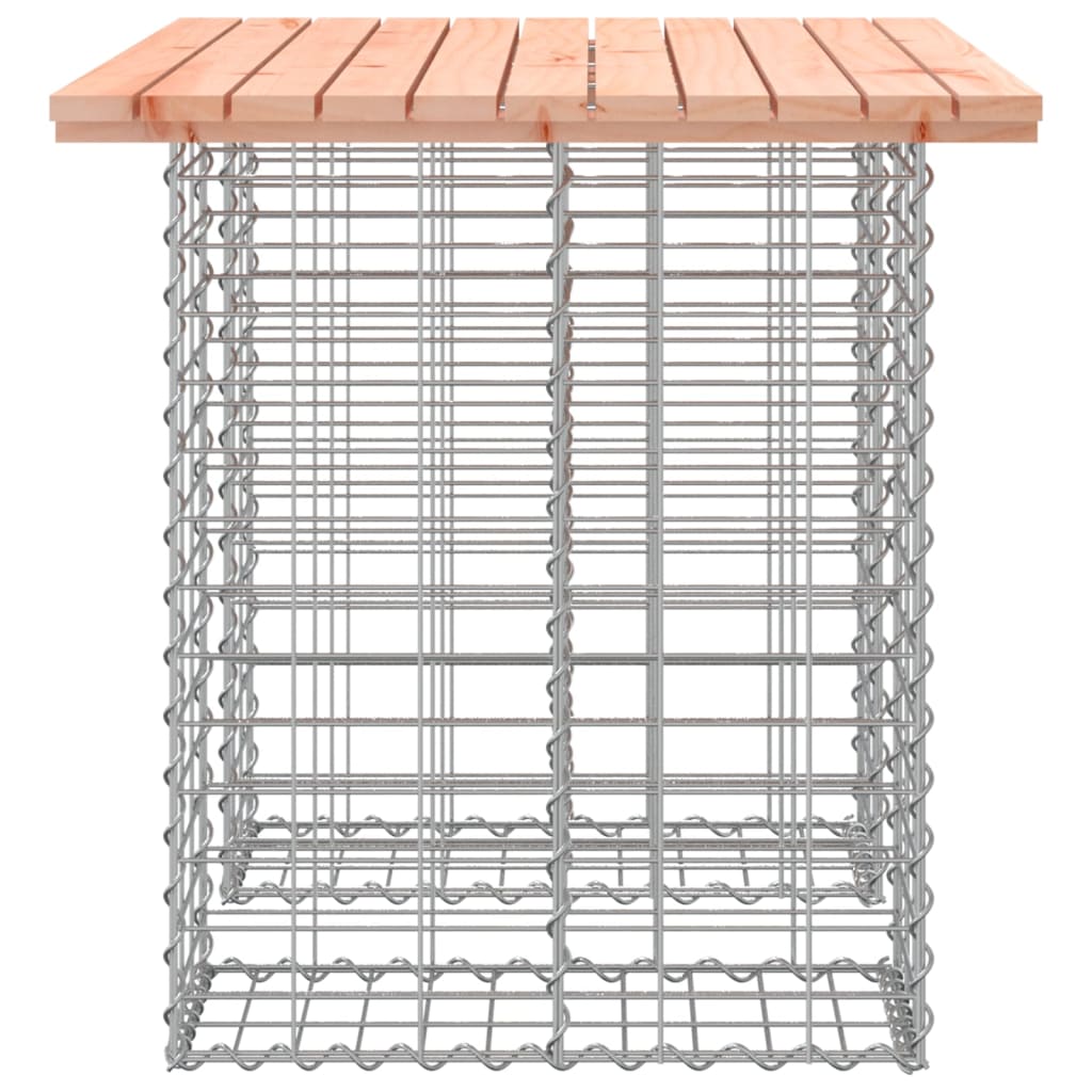 tömör duglászfenyő gabion kerti pad 100x70x72 cm