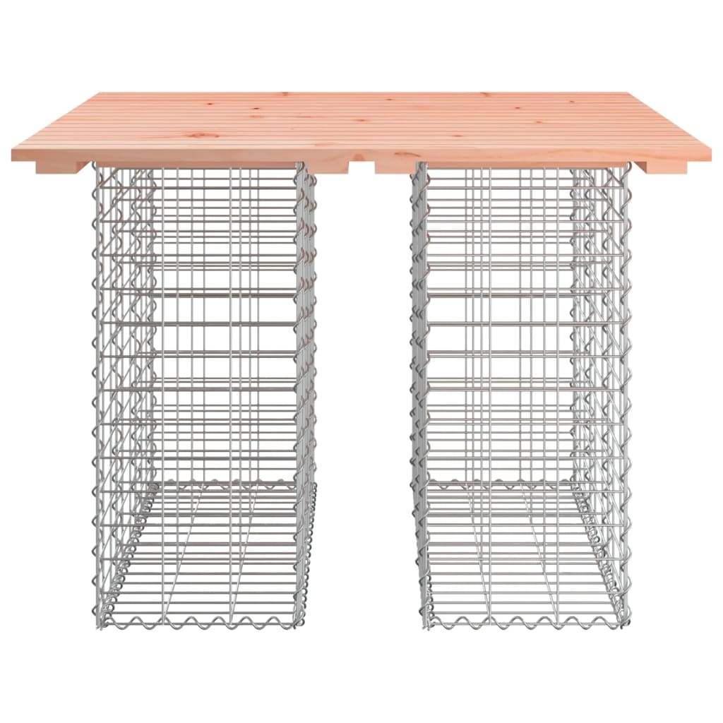 tömör duglászfenyő gabion kerti pad 100x102x72 cm
