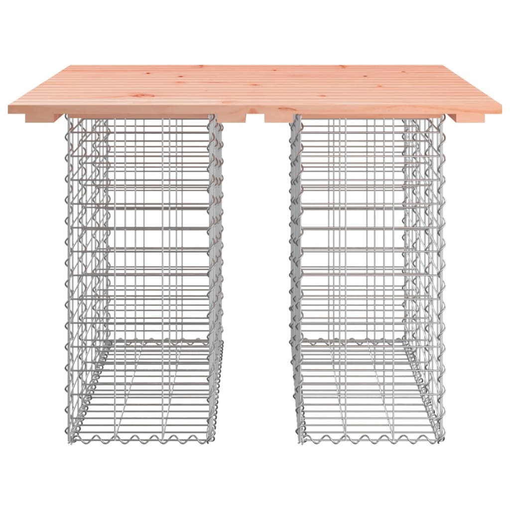tömör duglászfenyő gabion kerti pad 100x102x72 cm