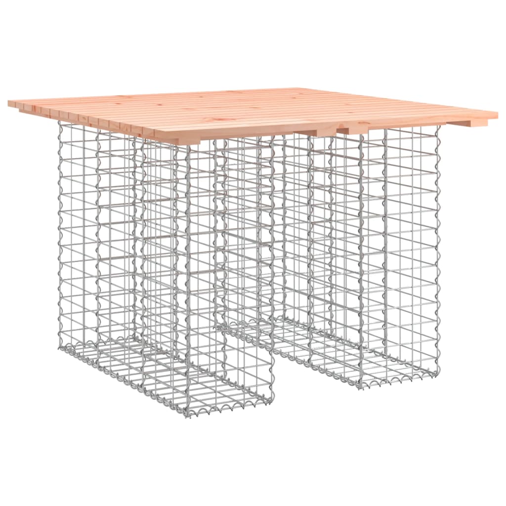 tömör duglászfenyő gabion kerti pad 100x102x72 cm