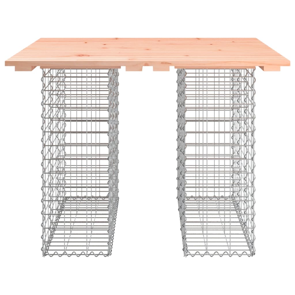 tömör duglászfenyő gabion kerti pad 100x102x72 cm
