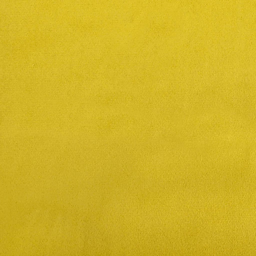 sárga kihúzható szövet heverő 90 x 200 cm