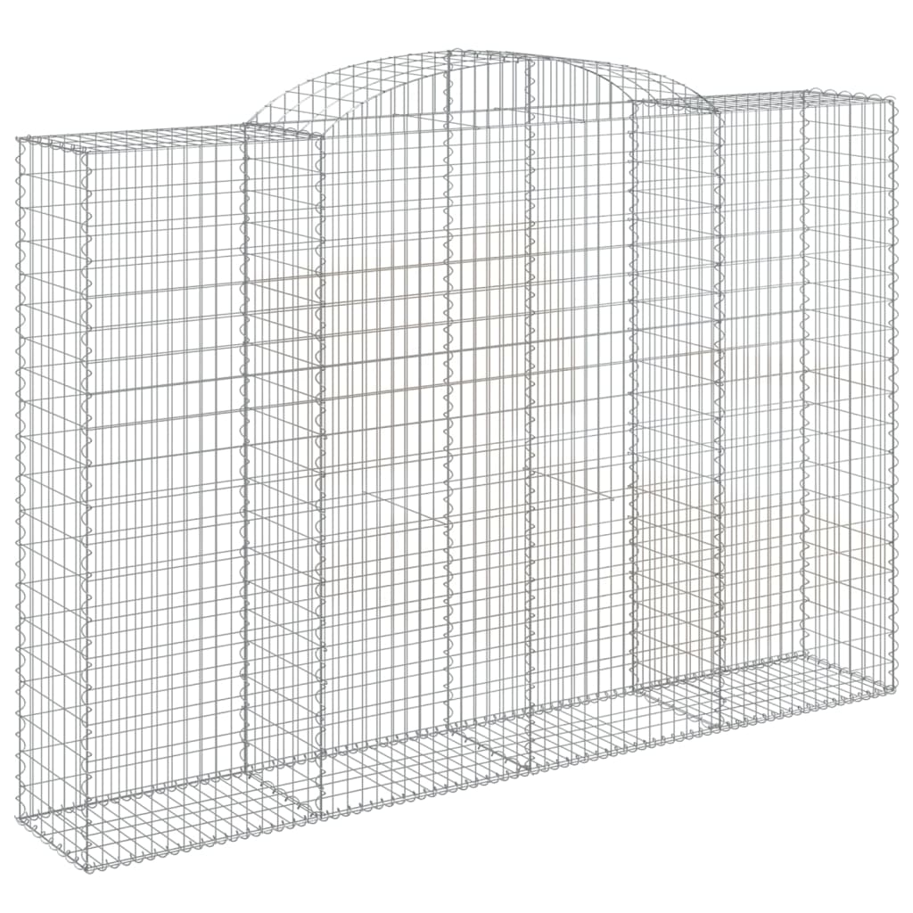 10 db íves horganyzott vas gabion kosár 300x50x200/220 cm