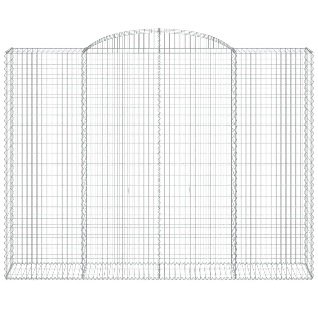 10 db íves horganyzott vas gabion kosár 300x50x220/240 cm