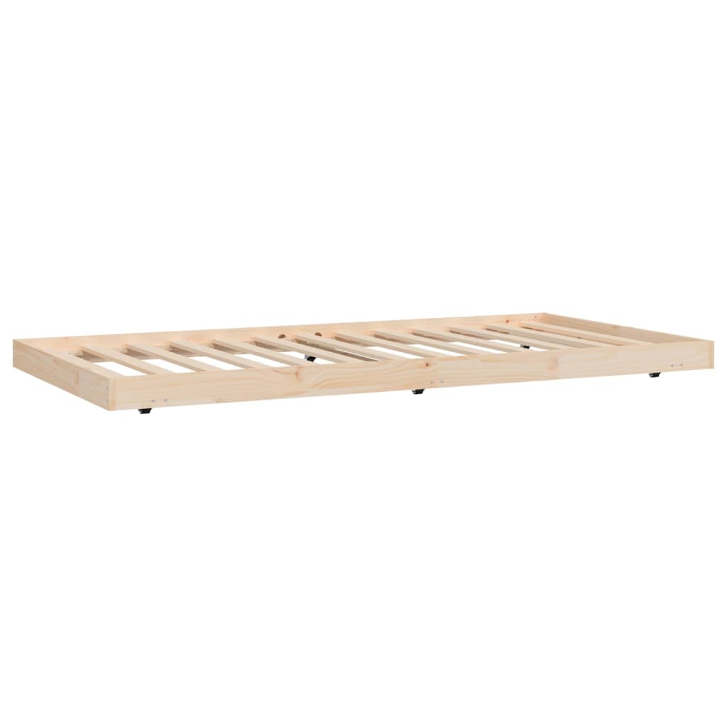 tömör fenyőfa ágy matrac nélkül 100 x 200 cm