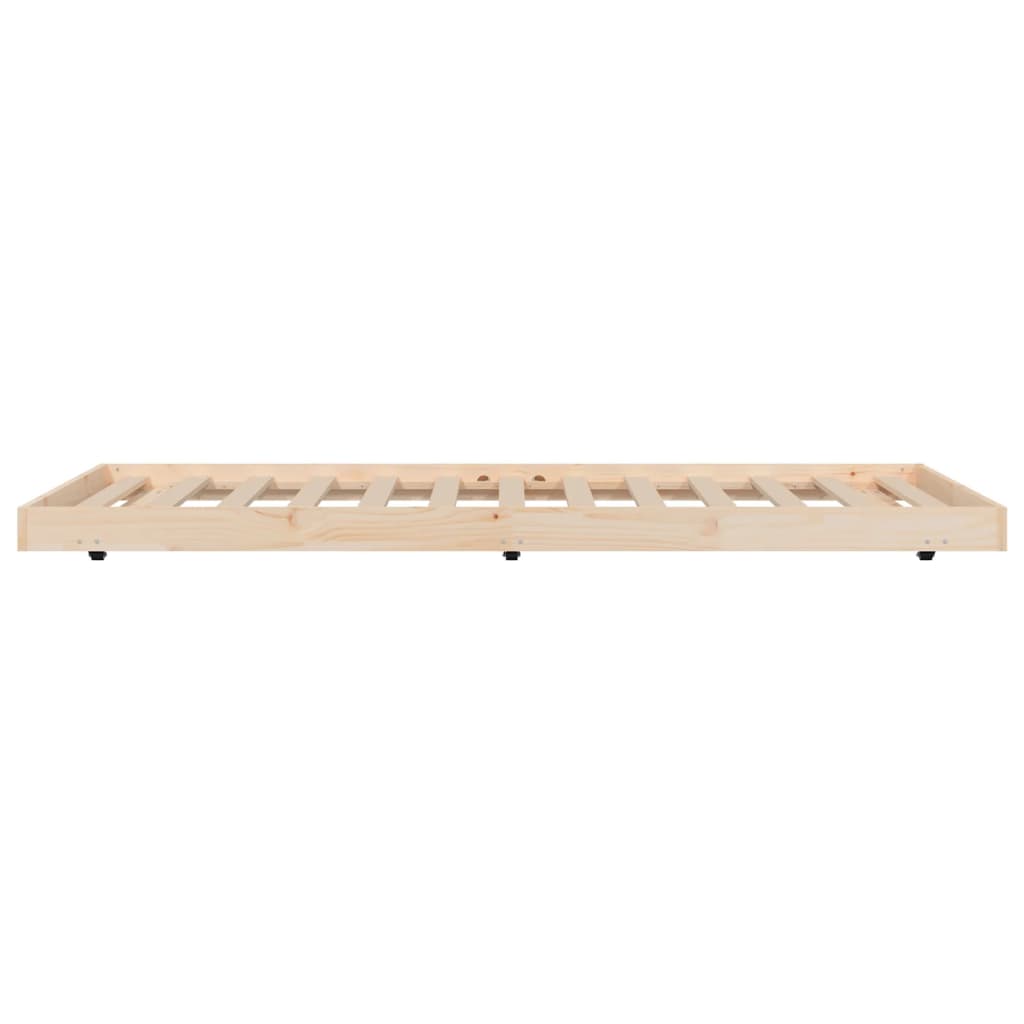 tömör fenyőfa ágy matrac nélkül 100 x 200 cm